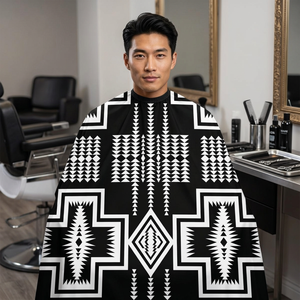 ผ้าคลุมตัดผมแบบขายส่งสั่งทำได้ ปรับระดับคอและเอวได้ สวมใส่สบาย คุณภาพสูง ผลิตจากไนลอนกันน้ำ - Product Image 1
