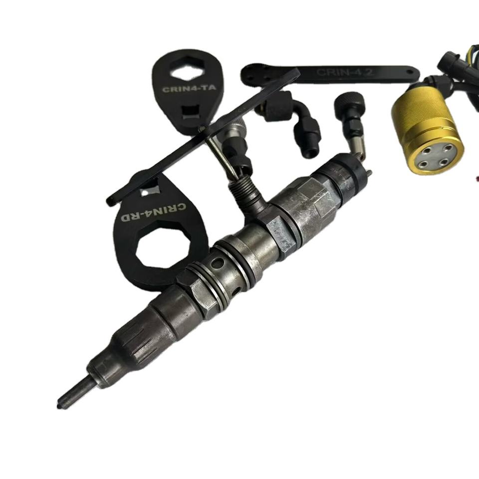 Diesel Four-Needle Injector Disassembly and Return Oil Clamp Measuring ...