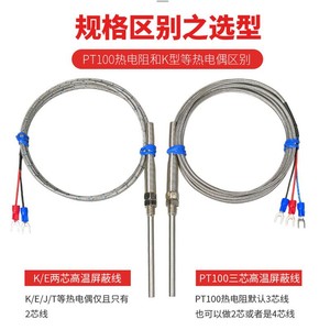 เซ็นเซอร์วัดอุณหภูมิแบบนำเข้า CA-WRNT-187K ชนิดเทอร์โมคัปเปิล หัววัดเกลียว M8 แท่งตรวจจับเทอร์โมคัปเปิล - Product Image 5