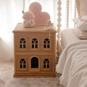 Venta al por mayor de ratán, soporte de pastel escalonado respetuoso con el medio ambiente para niños jugando hecho en Vietnam - Product Image 6