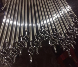 Embouts en verre draperie assortie de <span class=keywords><strong>tuyau</strong></span> de rideau ou de tringle à rideau et accessoires or Design diamant <span class=keywords><strong>cristal</strong></span> métal fer populaire nouveau - Product Image 6