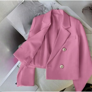 WY90706 İlkbahar ve Sonbahar Yeni Stil Büyük Beden Moda Şık Bol 2026 Sonbahar Takım Ceketi Kısa Mont Kadınlar İçin - Product Image 4