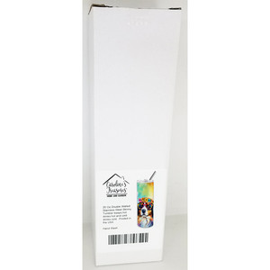 Vaso Delgado de Acero Inoxidable con Diseño de Perro de Montaña Bernés Hippie Dawg - Product Image 1