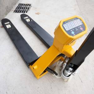 पैमाने हाथ हाइड्रोलिक इलेक्ट्रिक जैक के साथ 2टन 3टन पैलेट ट्रक, इलेक्ट्रिक फोर्कलिफ्ट लिफ्टिंग टूल अनुकूलित पंप जैक एलसीडी एसी मोटर - Product Image 5