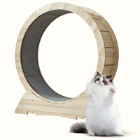 HEYBO Tapis de course de haute qualité anti-dépression en bois massif pour animaux de compagnie