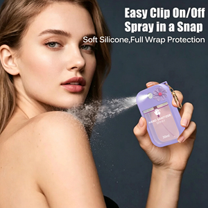 Spray désinfectant pour les mains en gros avec étui en silicone mignon, format de poche, désinfectants parfumés aux fruits pour usage domestique, brume puissante - Fournisseur - Product Image 3