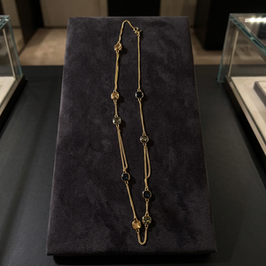 Collar de Lujo Chapado en Oro de 14K S925 con Zafiro Clásico y Cuarzo Transparente, Personalizable, Venta al por Menor, OEM, ODM, Bella - Product Image 3
