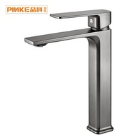Robinet de lavabo moderne en alliage de zinc chromé avec cartouche céramique, ensemble de robinetterie de douche à poignée unique, disponible en OEM, pour salle de bain et terrasse.