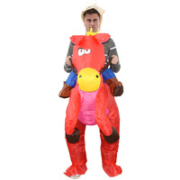 Costume de cheval gonflable pour adulte, convient aux personnes de 1,5 à 2 m, pour les fêtes de Noël, les spectacles sur scène et les bals masqués