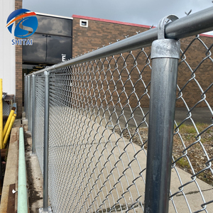 Kẽm cao mạ kẽm lốc xoáy dây hàng rào dễ dàng kim cương Chuỗi liên kết hàng rào chống gỉ dệt Chuỗi liên kết khung hàng rào lưới mắt cáo cửa - Product Image 4