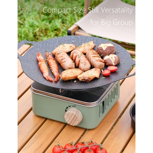 Estufa de Gas Portátil de un Solo Quemador, de Hierro Fundido y Aluminio, Mini Cocina para Acampar al Aire Libre, Autocaravanas, Hoteles, Hogares, Cocina, Senderismo - Product Image 3