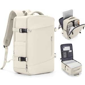 <span class=keywords><strong>Zaino</strong></span> da Donna Grande Capacità Impermeabile Antifurto con USB Fodera in Nylon Compatibile come Bagaglio a Mano EasyJet Ryanair da Cabina - Product Image 1