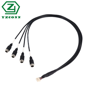 Fabrika özel ODM M12 2 Pin dişi su geçirmez sensör konnektörü enjeksiyon kalıplama PVC boru elektrik kablosu güç kablosu koşum - Product Image 1