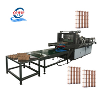 Machine automatique d'assemblage de cartons, machine à rainurer les cloisons en carton ondulé