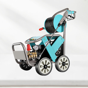 220V High <b>Cleaning</b> <b>Machine</b> 1.8KW Two-Level Copper Core Motor 140bar Car Wash Pipe Coiler Efficiency Two-Level Copper Core Motor - Product Image 1