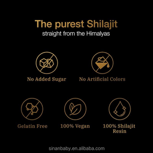 Gummies de Shilajit Pur de l'<span class=keywords><strong>Himalaya</strong></span> et d'Aubergine Ivre d'Afrique du Sud – Complément Alimentaire Herbal Naturel Certifié CGMP Adaptogène - Product Image 5