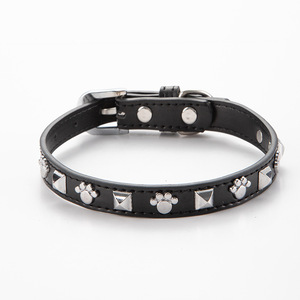 <span class=keywords><strong>Collar</strong></span> para Mascotas de Cuero Genuino Estilo Dibujos Animados para Perros y Gatos, Diseño de Logotipo Personalizado - Product Image 5