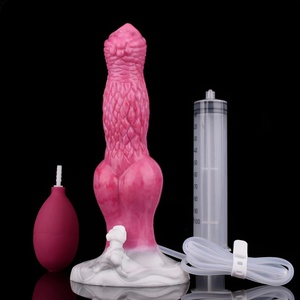 Spray de silicona para eyaculación con ventosa, consolador de fantasía para pene grande, masajeador vaginal, juguetes sexuales para mujer - Product Image 3