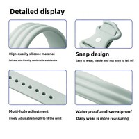 Nouveau stock – Bracelet en silicone sans écran Google Fitbit Air, réplique officielle 1:1, boucle papillon, vendu à l'unité
