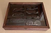Organisateur de lunettes de soleil boîte de rangement mural pour lunettes