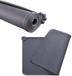 Household waterproof feeding <b>mat</b> multi-functional rectangular <b>silicone</b> dog food <b>mat</b> non-slip pet bowl <b>mat</b> pet - Product Image 6