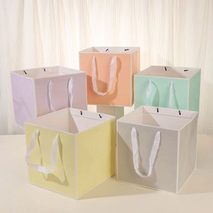 Sacs de shopping personnalisés avec logo 2026, sacs en papier kraft avec poignée, emballage promotionnel - Product Image 2