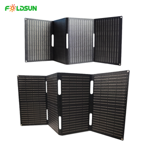 Hot Xách Tay 45W <span class=keywords><strong>60W</strong></span> Có Thể Gập Lại Monocrystalline Năng Lượng Mặt Trời Bảng Điều Khiển Pin Ngoài Trời Cắm Trại Không Thấm Nước Năng Lượng Mặt Trời Bảng Điều Chỉnh Kit USB Loại C 22-23.5% - Product Image 1