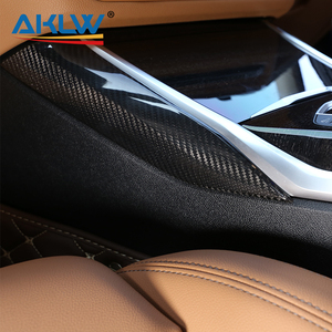 Bande décorative latérale en fibre de carbone véritable pour BMW Série 3 G20 M340i Console centrale de voiture Panneau de changement de vitesse Accessoires intérieurs - Product Image 6