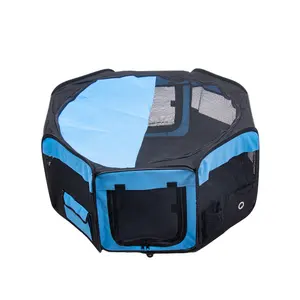 Wholesale Pet Foldable Exercise Kennel Tent Removable Indoor Outdoor Cat Dog Playpen Portable Pet Play Pens Dog Cage