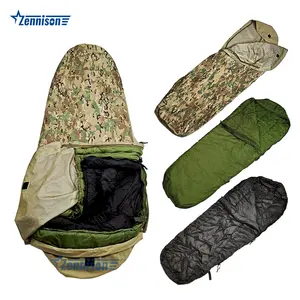 -20C à-30C Camouflage sac de couchage d'hiver température Super réchauffement imperméable 4 en 1 sac de couchage de Camping