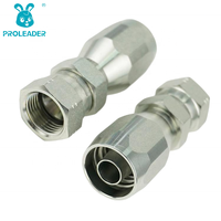 26718D-R5 Raccord hydraulique femelle JIC à cône 74°, réutilisable, résistant à la corrosion, haute pression, zingué, pour assemblage de flexibles
