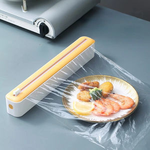 Hot Sale 2 in 1 Food Film Dispenser <b>Wrap</b> Dispenser With Cutter Storage Box Food Packaging Cling Film Cutting Machine - Product Image 2