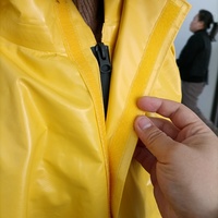 Professioneller PVC-Halbgeschlossener Chemikalienschutzanzug Einteiliger Säure-Alkali-Spritzschutzanzug