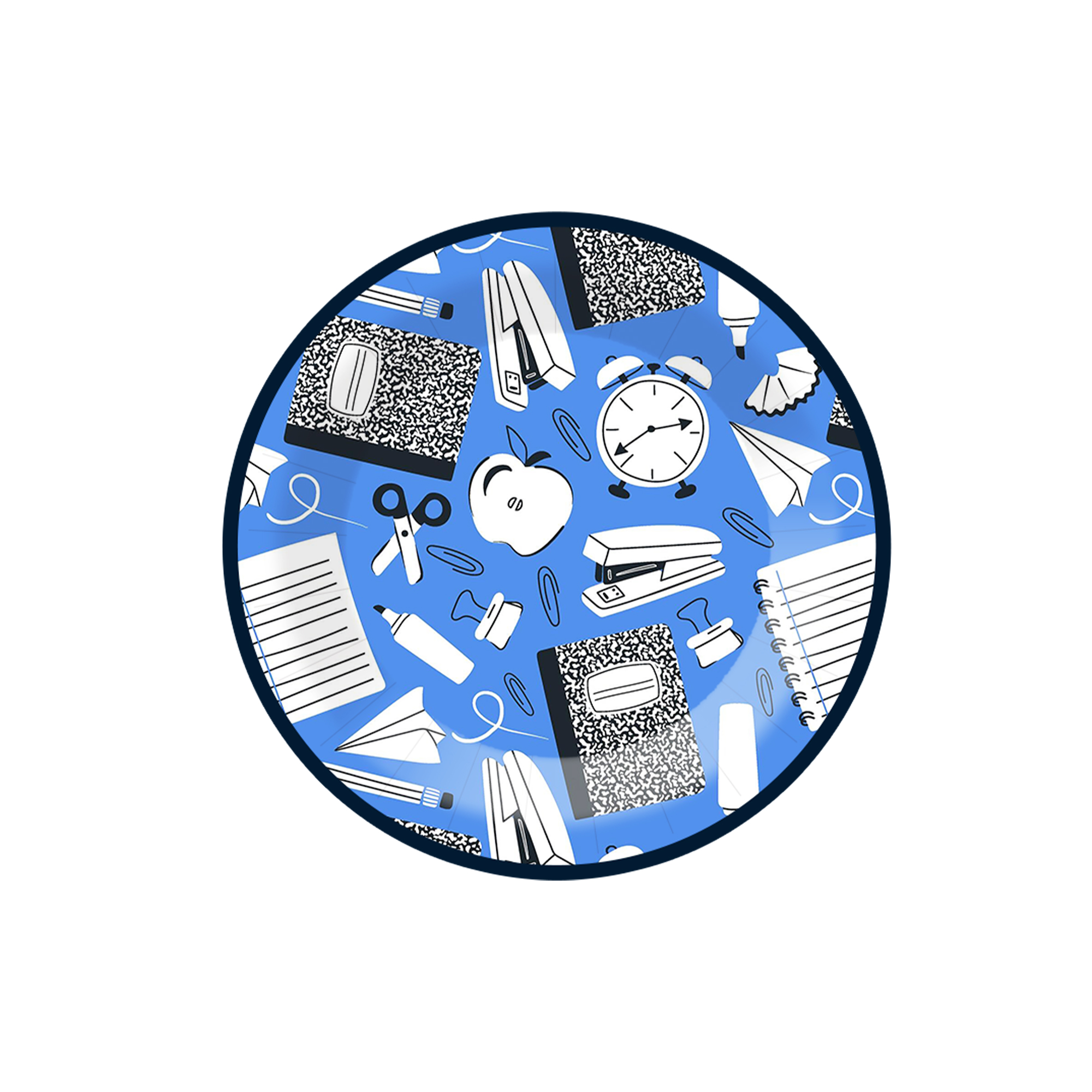 Plato de papel de 7 pulgadas * 8 unidades