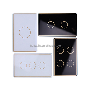 Disesuaikan kualitas tinggi 1.5 mm-3.0 mm ketebalan pencahayaan hotel kontrol panel kaca saklar sentuh pabrik - Product Image 3