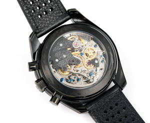 Reloj Mecánico Luminoso de Alta Calidad, Resistente al Agua hasta 100 m, Diseño Clásico con Combinación de Negro y Amarillo, Estilo Luna - Product Image 4