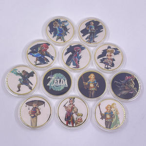 Custom Classical Metal Craft Purya Link Gold Coin Japón Anime Juego Legend of <span class=keywords><strong>Zelda</strong></span> Coin - Product Image 6