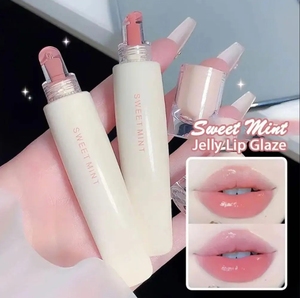 Glassa per labbra con gelatina di menta dolce tinta per labbra antiaderente per cosmetici idratante labbra liquido in cristallo rossetto coreano Gloss in vetro - Product Image 1