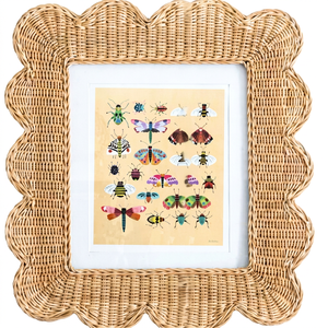 Ecofriendly Handcrafted Natural Rattan Picture <b>Frame</b>, Wicker Rattan <b>Photo</b> <b>Frame</b> For Home Decoration. - Product Image 1
