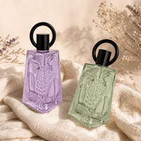 Flacon de parfum vide de luxe en verre de 100 ml, forme triangulaire, personnalisable, Anding Stock