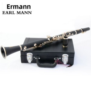 Strumenti Musicali Ehrman, Clarinetto Professionale Nero Ear Drop <span class=keywords><strong>B</strong></span> di Earl Mann, Borsa in Tela, Vendita Diretta dalla Fabbrica - Product Image 2