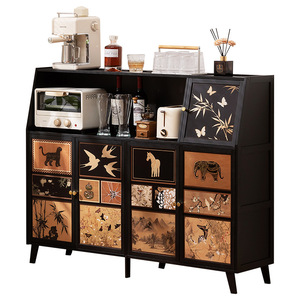Kitchen <b>sideboard</b>, household cabinet <b>storage</b> rack, multi-functional organizer, multi-layer spice rack, living room <b>storage</b> rack - Product Image 5