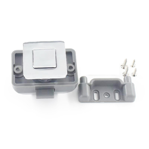 Bouton de porte d'armoire serrure de verrouillage, bouton poussoir carré pour Rv camping-car moteur maison <span class=keywords><strong>caravane</strong></span> - Product Image 2