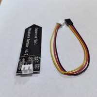 Hygrometer V1.2 modul Sensor pengukur kelembaban tanah, modul dan Kit elektronik dengan kabel tidak rentan terhadap korosi dan Kit DIY UNTUK Arduino