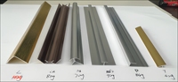 Profilé d'angle extérieur moderne de luxe en aluminium pour barre de finition de feuilles de PVC et marbre pour la décoration intérieure d'hôtels