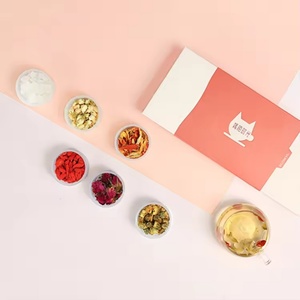 Petite boîte de thé thé au jasmin <span class=keywords><strong>rose</strong></span> Vente en gros jasmin <span class=keywords><strong>rose</strong></span> mandarine écorce goji chrysanthème thé au sucre de roche OEM - Product Image 2