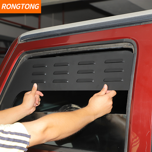 車用アルミ合金製フロントウィンドウルーバーベントパネル ジープラングラー2ドア/4ドア2007-2017 自動車部品 - Product Image 6