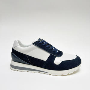 รองเท้าหนังวัวแท้ผู้ชายสไตล์ลำลองธุรกิจระดับไฮเอนด์ขายส่งจากโรงงาน แบบผูกเชือก หุ้มข้อต่ำ พื้นหนา แฟชั่นทันสมัย เหมาะสำหรับเดิน - Product Image 5