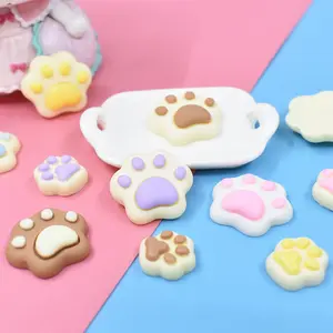 Kawaii 고양이 발 네일 크림 젤 수지 DIY 소재 장식 네일 아트 최신 기술 액세서리