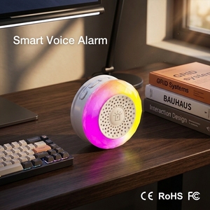 Alarma de Voz Inteligente Tuya Zigbee para el Hogar, Sirena Parlante, Sensor de Movimiento, Humo y Fugas de Gas, Alerta Personalizada, 105dB, Enchufable, Blanca - Product Image 1